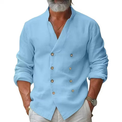 Men's Long Sleeve Shirt | Double Breasted