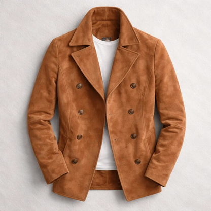 Men's Pea Coat | Notch Collar