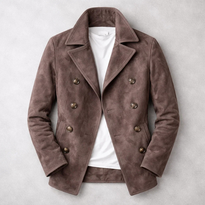 Men's Pea Coat | Notch Collar