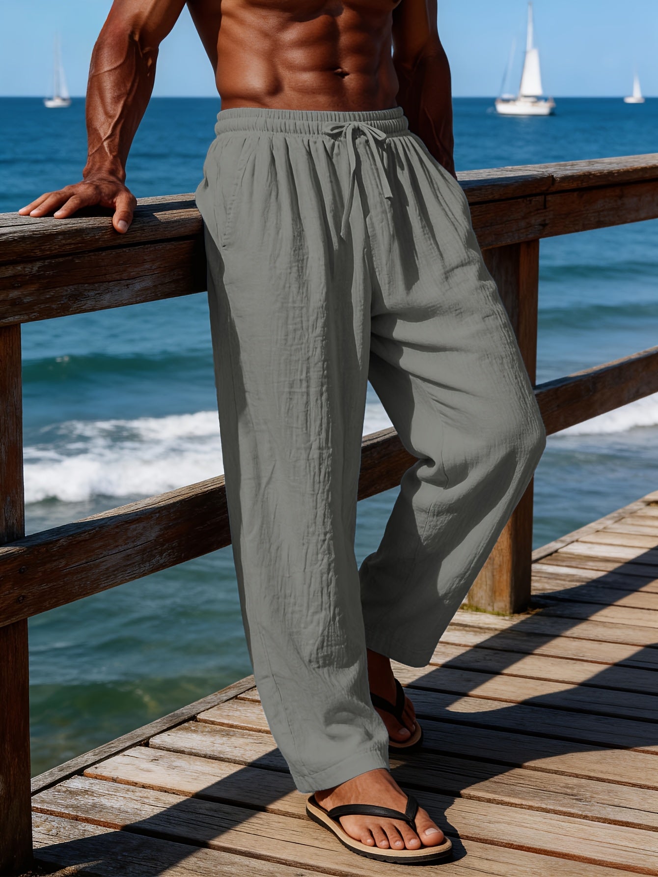 Men's Chino Trousers | Straight Leg