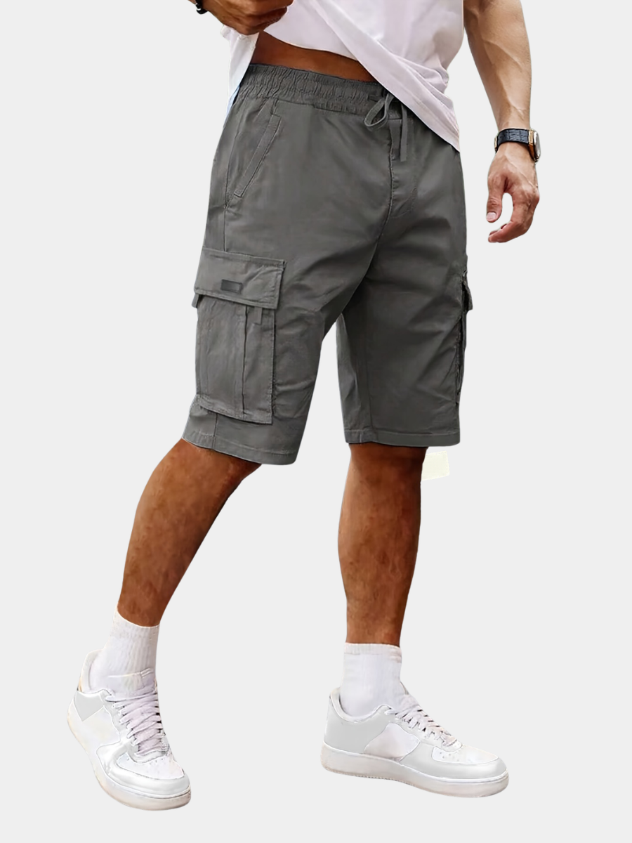 Men's Drawstring Cargo Shorts | Knee Length