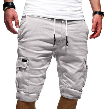 Men's Drawstring Cargo Shorts | Side Pocket Design