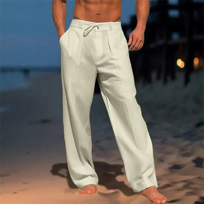 Men's Chino Trousers | Pleated Front