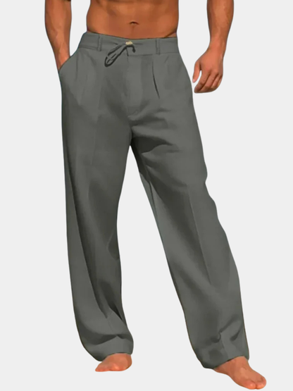 Men's Chino Trousers | Pleated Front