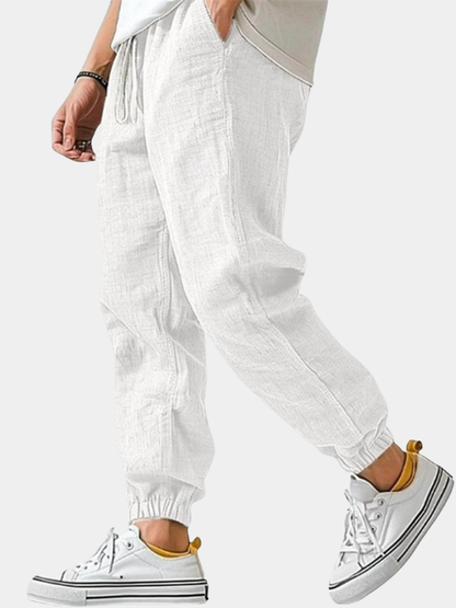 Men's Cargo Chino Trousers | Drawstring Waist