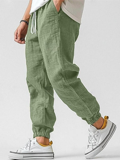 Men's Cargo Chino Trousers | Drawstring Waist