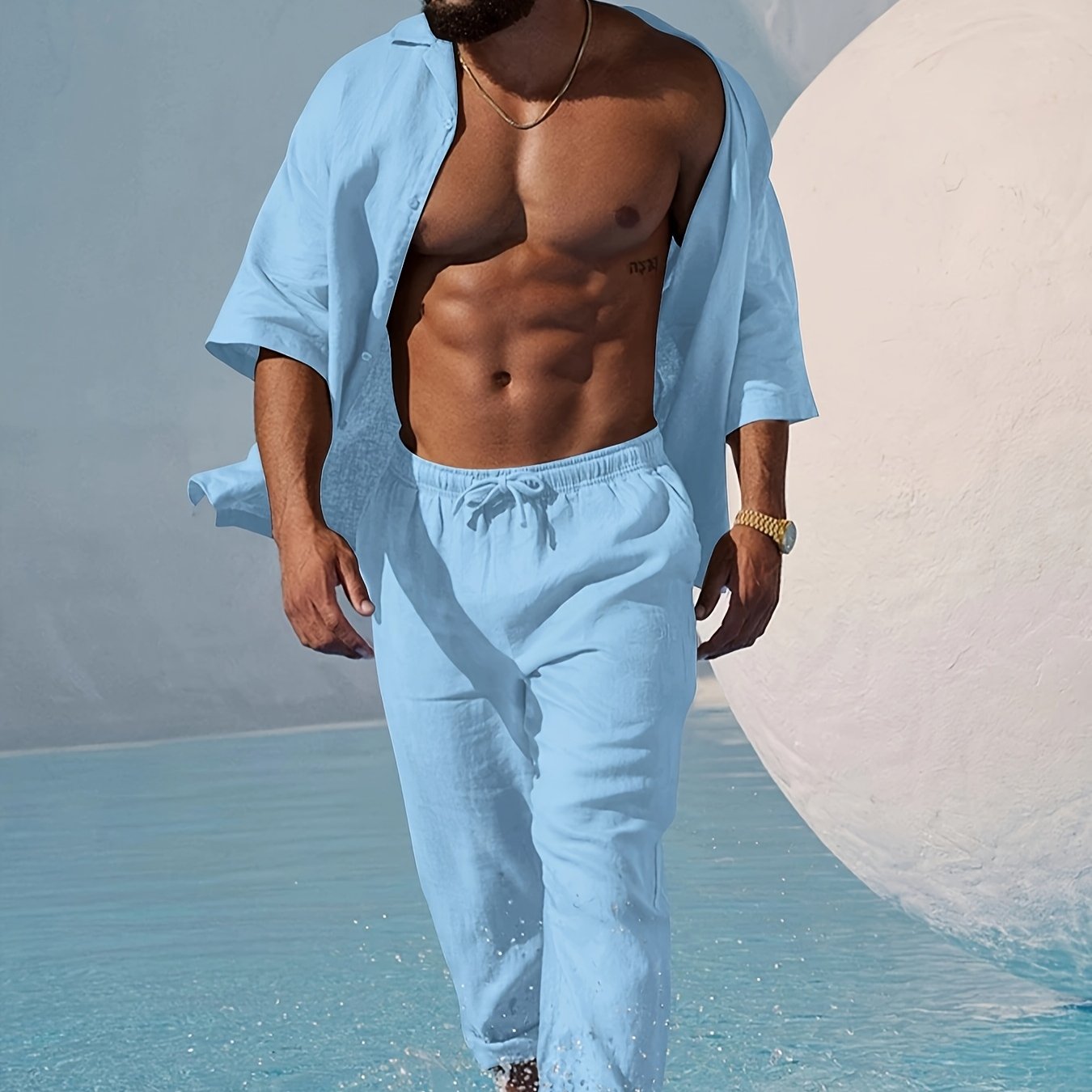 Men's Tapered Trousers | Drawstring
