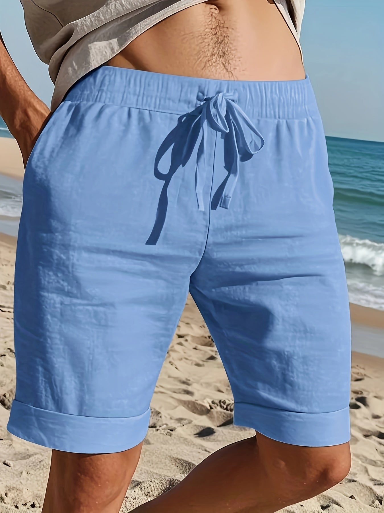 Men's Swimming Shorts | Cuffed Hem