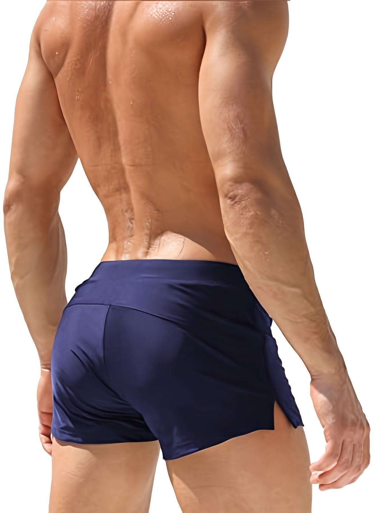 Men's Short Swim Shorts | Zip Pocket