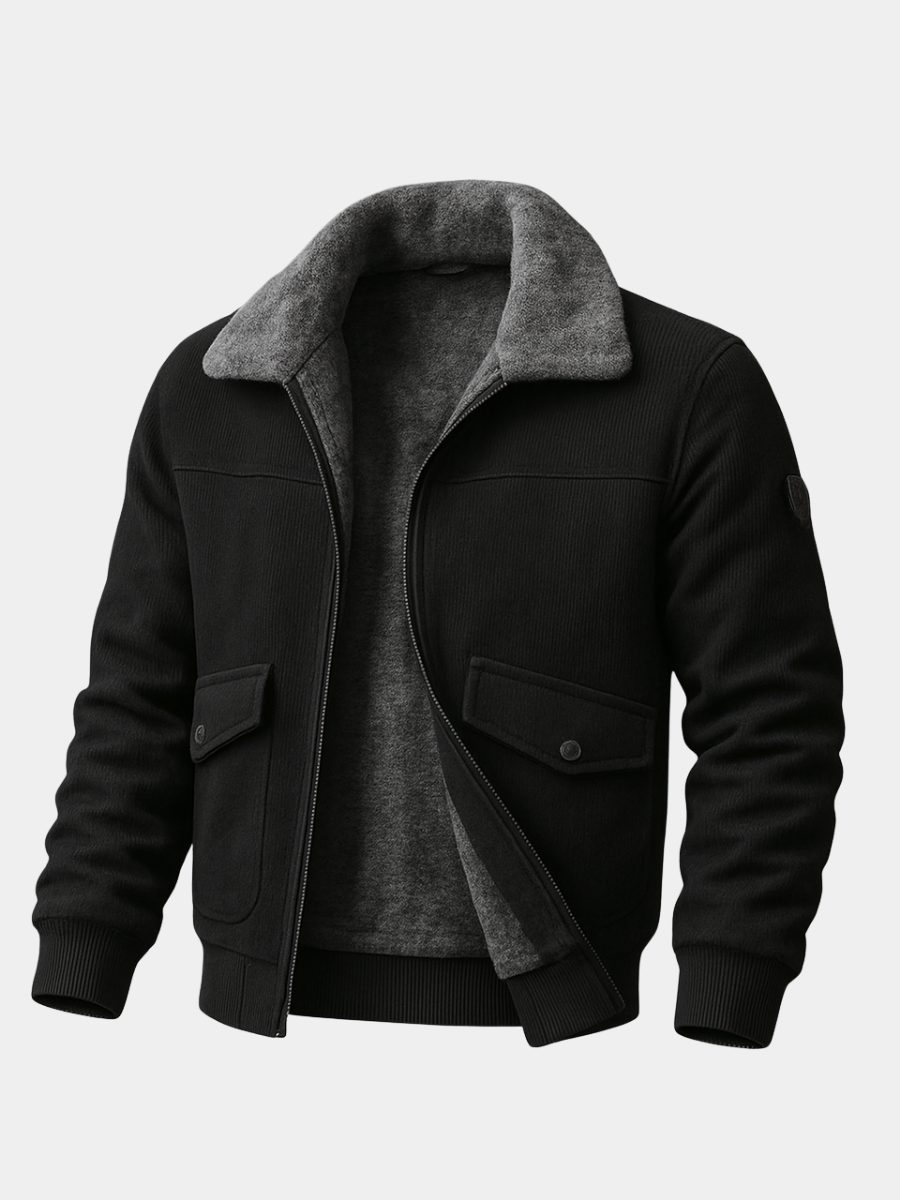 Men's Collar Bomber | Zip Up