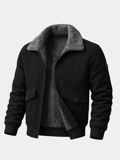 Men's Collar Bomber | Zip Up