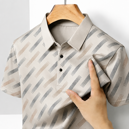 Men's Tipped Collar Polo Shirt | Short Sleeve