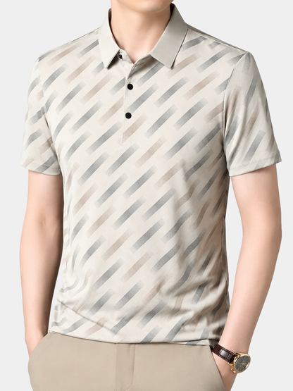Men's Tipped Collar Polo Shirt | Short Sleeve