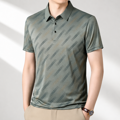 Men's Tipped Collar Polo Shirt | Short Sleeve