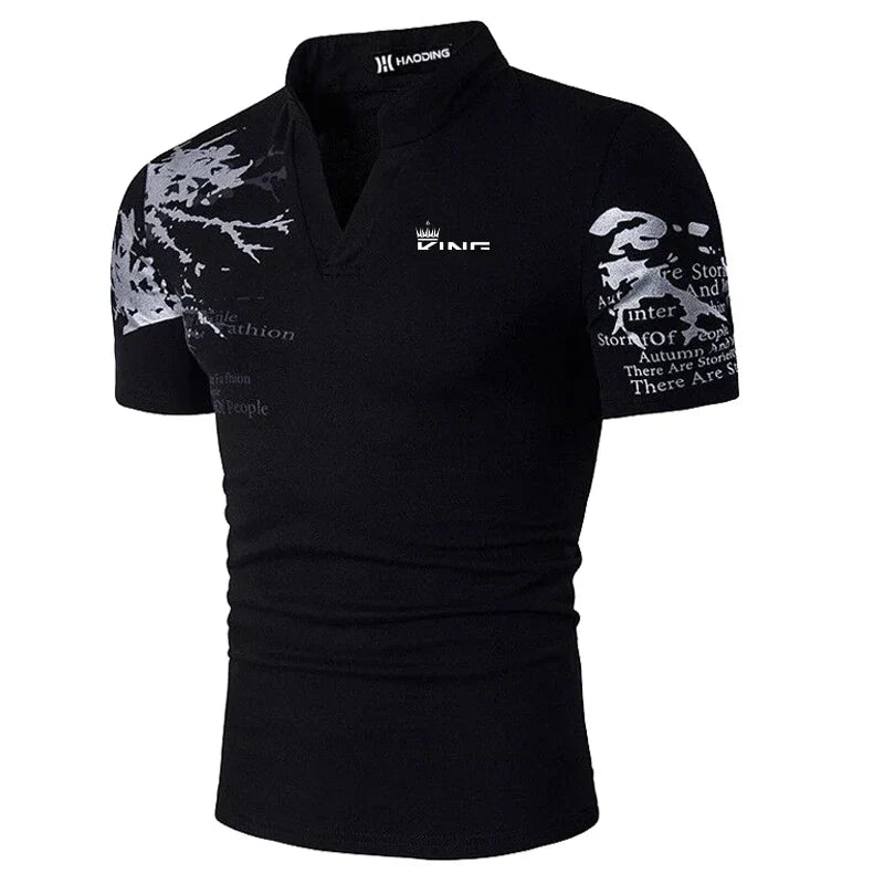 Men's Collar Polo Shirt | Notch Neck