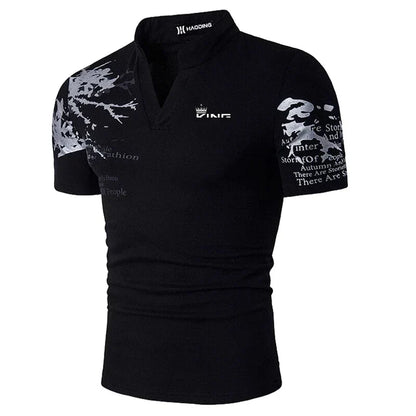 Men's Collar Polo Shirt | Notch Neck