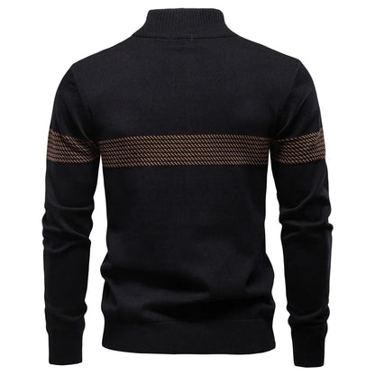 Men's Cardigan Jumper | Crew Neck