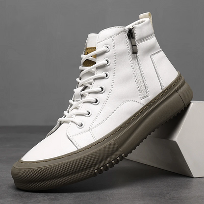 Men's High Top Lace Up Trainers | Chunky Sole