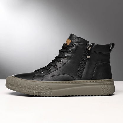 Men's High Top Lace Up Trainers | Chunky Sole
