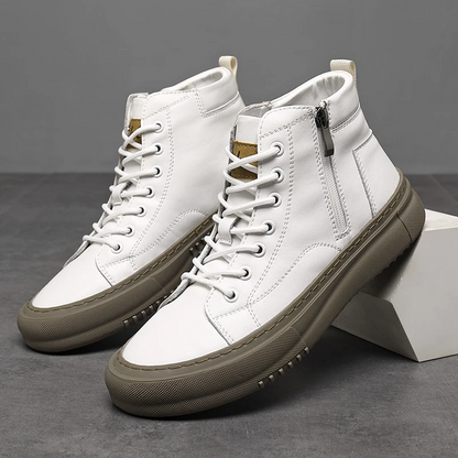 Men's High Top Lace Up Trainers | Chunky Sole