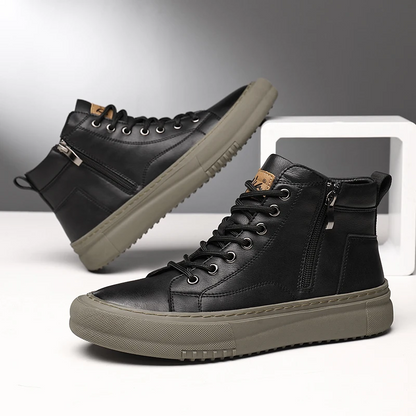 Men's High Top Lace Up Trainers | Chunky Sole