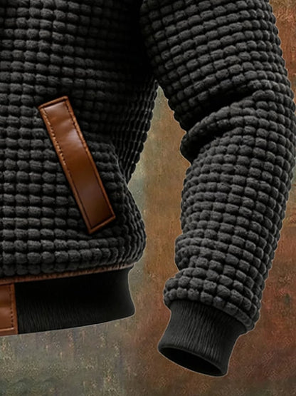 Men's Sherpa Hooded Jacket | Zip Up