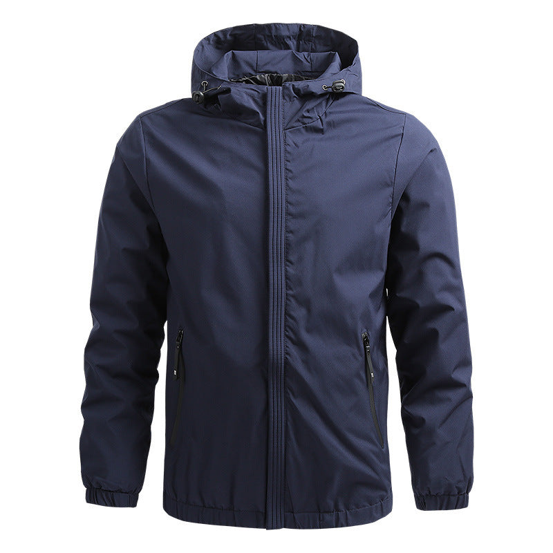Men's Hooded Softshell Jacket | Zip Up