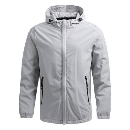 Men's Hooded Softshell Jacket | Zip Up