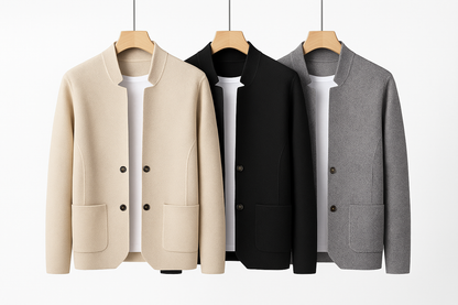 Men's Button Cardigan Jacket | Long Sleeve