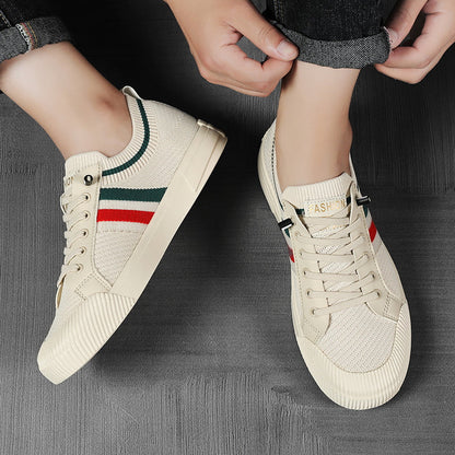 Men's Lace Up Sports Trainers | Flat Sole
