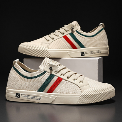 Men's Lace Up Sports Trainers | Flat Sole