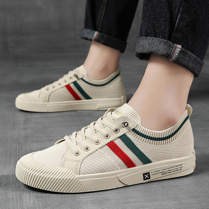 Men's Lace Up Sports Trainers | Flat Sole