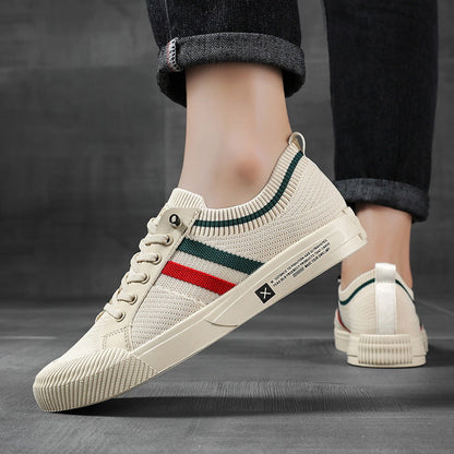 Men's Lace Up Sports Trainers | Flat Sole