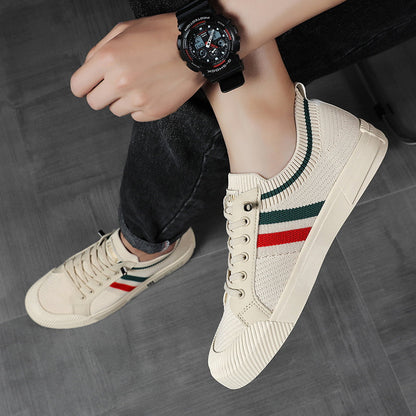 Men's Lace Up Sports Trainers | Flat Sole
