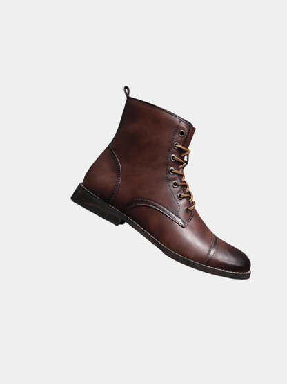 Men's Cap Toe Boots | Lace Up