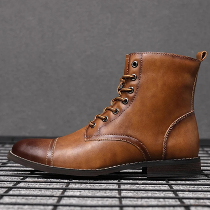 Men's Cap Toe Boots | Lace Up