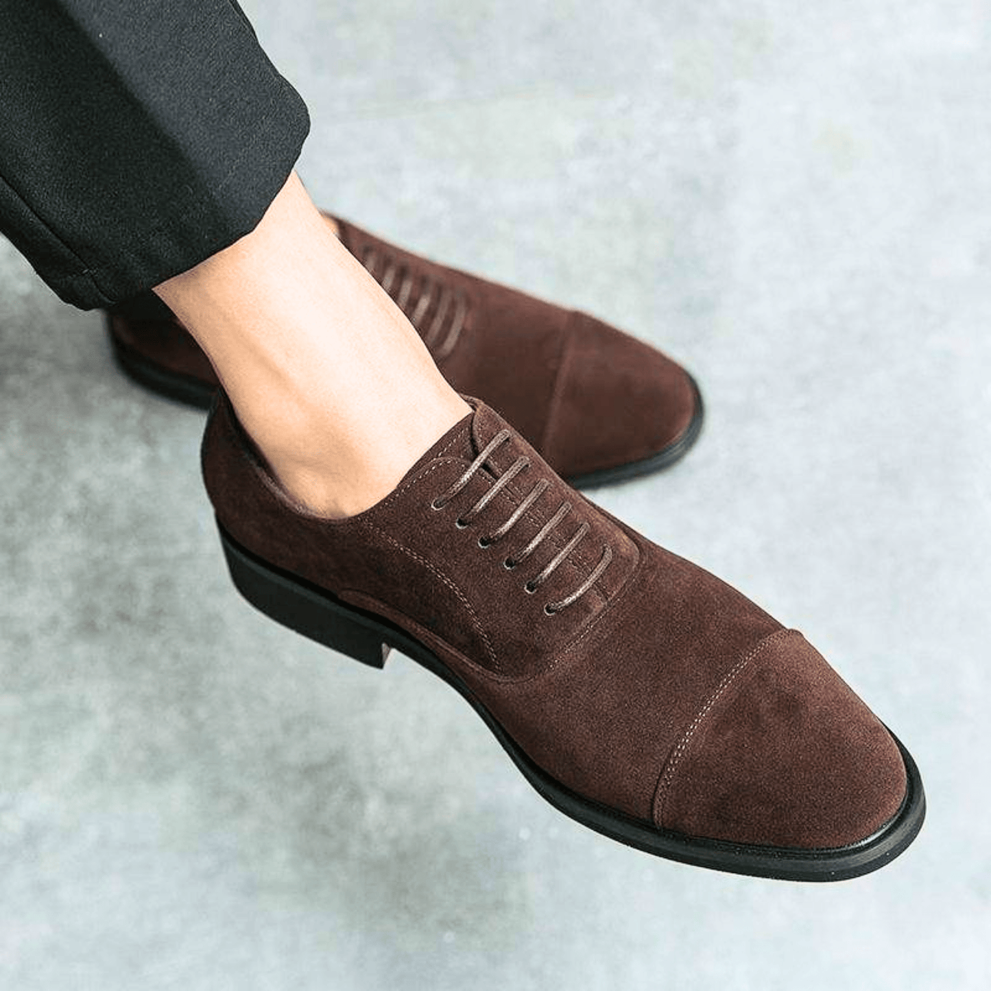 Men's Cap Toe Oxford Shoes | Lace Up