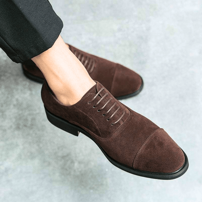 Men's Cap Toe Oxford Shoes | Lace Up