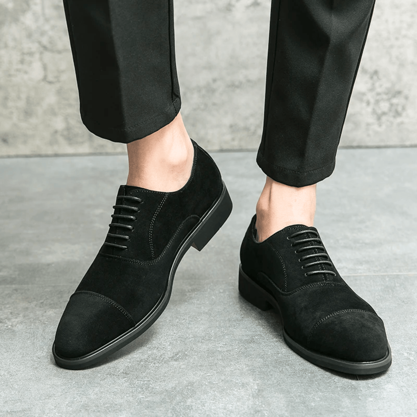 Men's Cap Toe Oxford Shoes | Lace Up