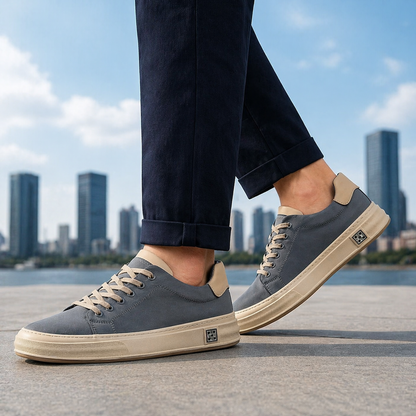 Men's Chunky Sole Sports Trainers | Gum Sole