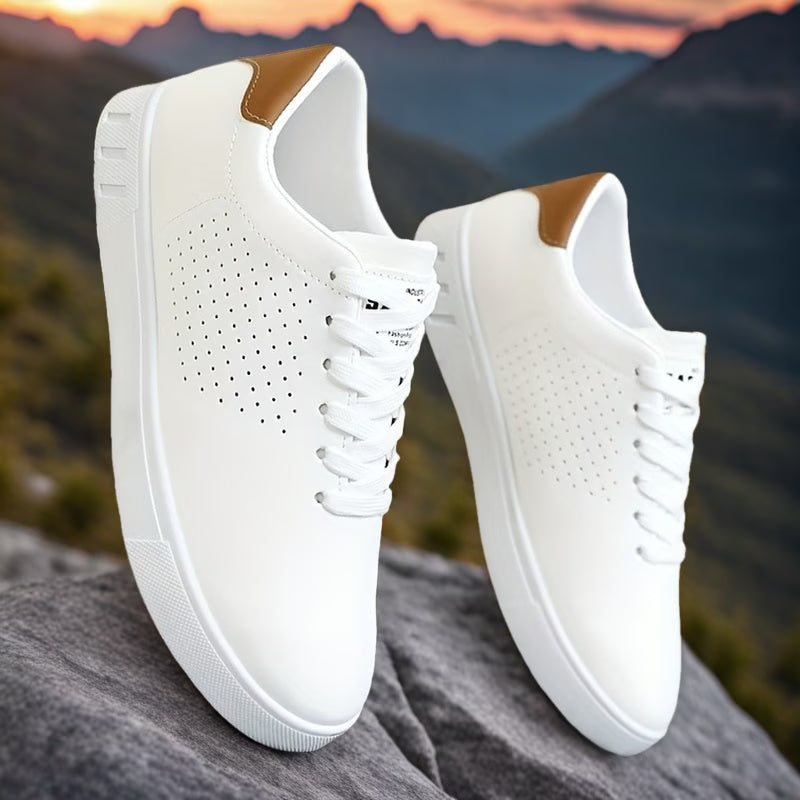 Men's Perforated Trainers | Lace Up