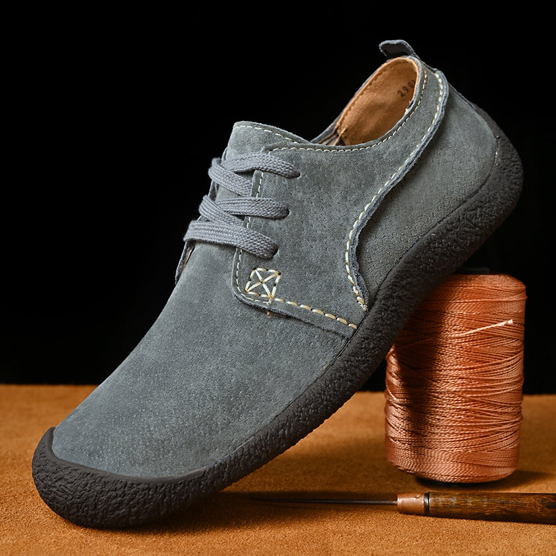 Men's Suede-Look Derby Shoes | Lace Up