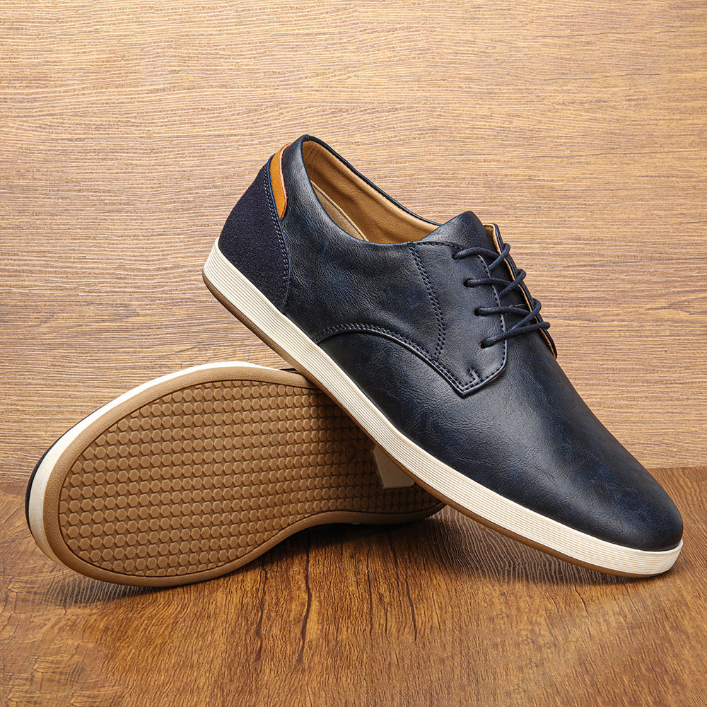 Men's Lace-Up Sneakers Shoes | Low Top