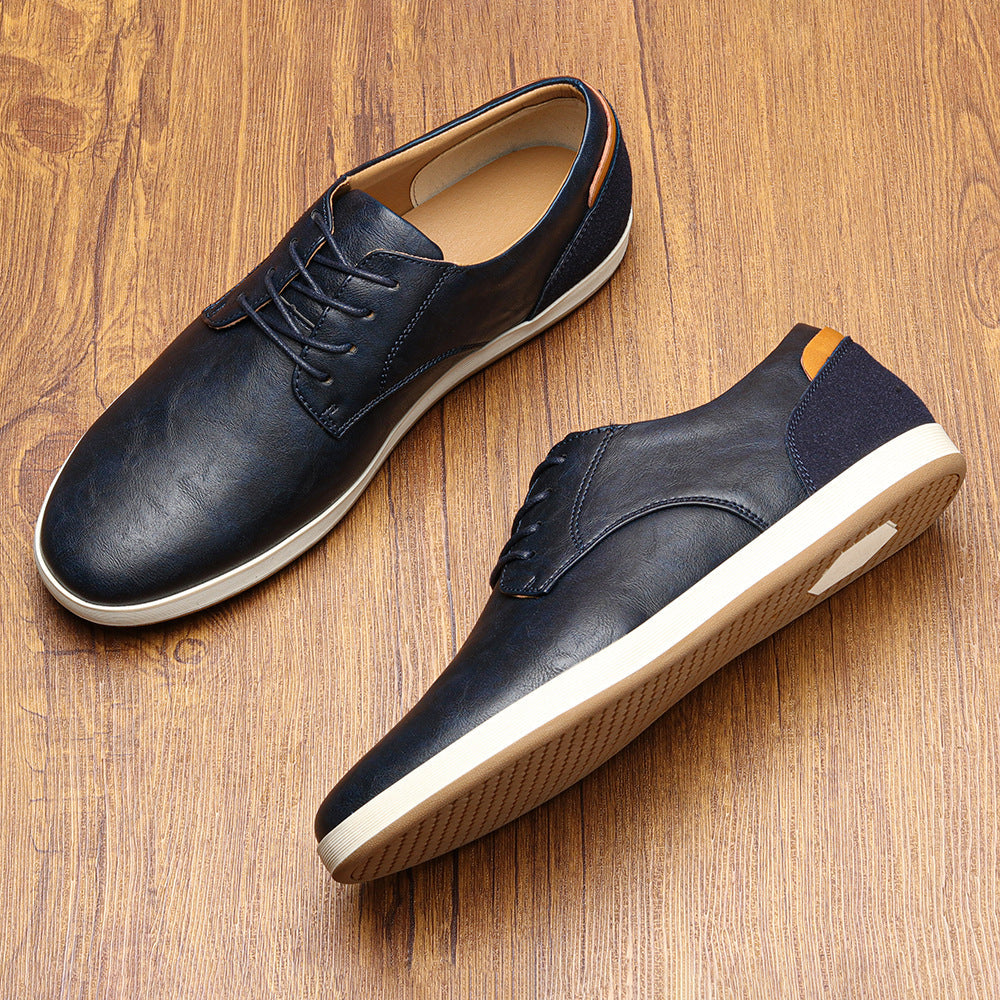 Men's Lace-Up Sneakers Shoes | Low Top