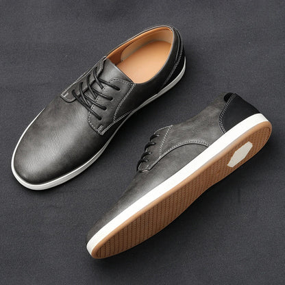 Men's Lace-Up Sneakers Shoes | Low Top