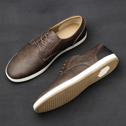 Men's Lace-Up Sneakers Shoes | Low Top