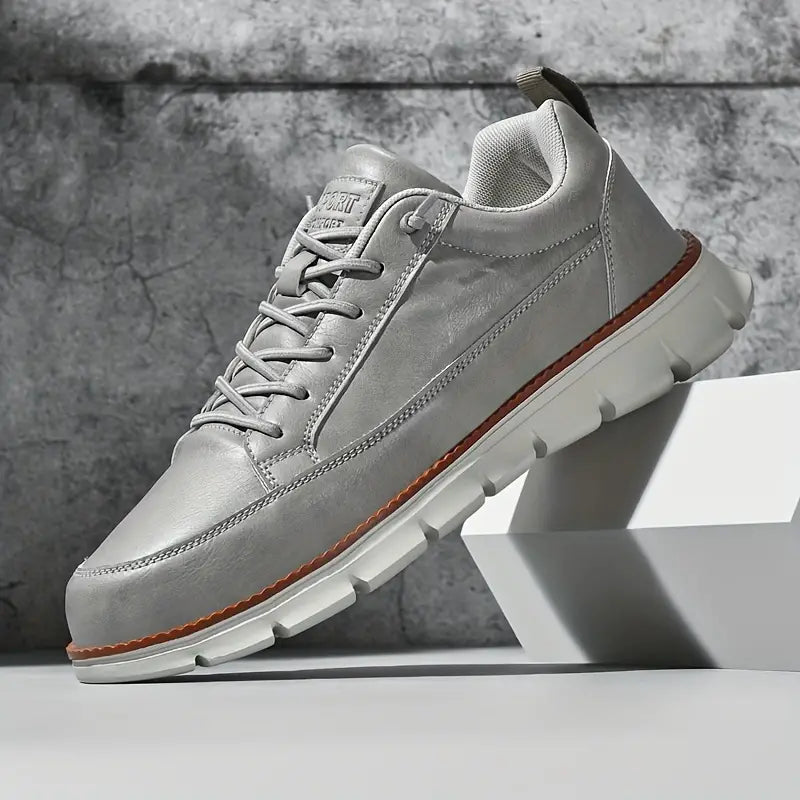 Men's Lace Up Trainers | Contrast Sole