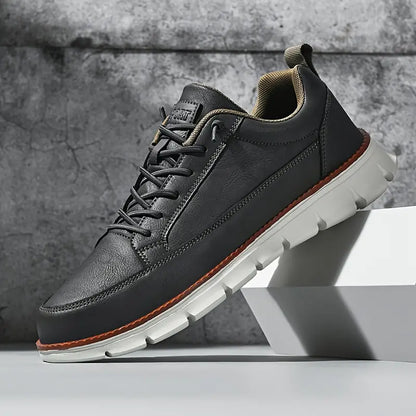 Men's Lace Up Trainers | Contrast Sole