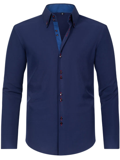 Men's Long Sleeve Button-Down Shirt | Slim Fit