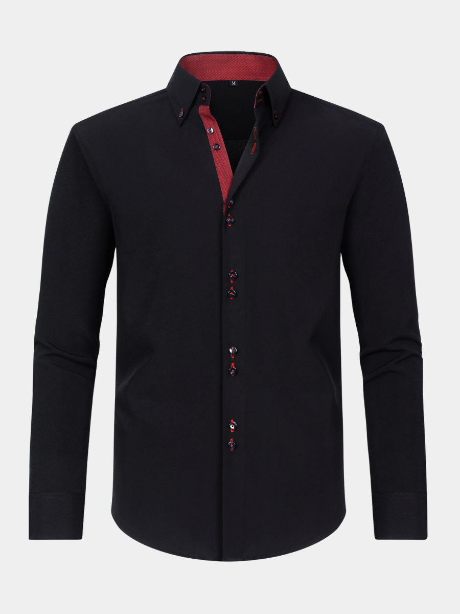 Men's Long Sleeve Button-Down Shirt | Slim Fit